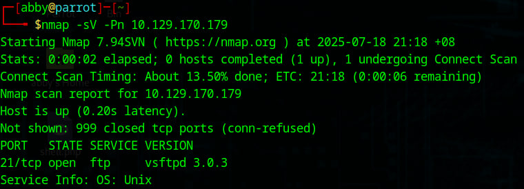 Nmap Scan