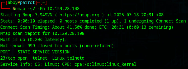 Nmap Result