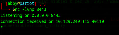 Payload appended and executed