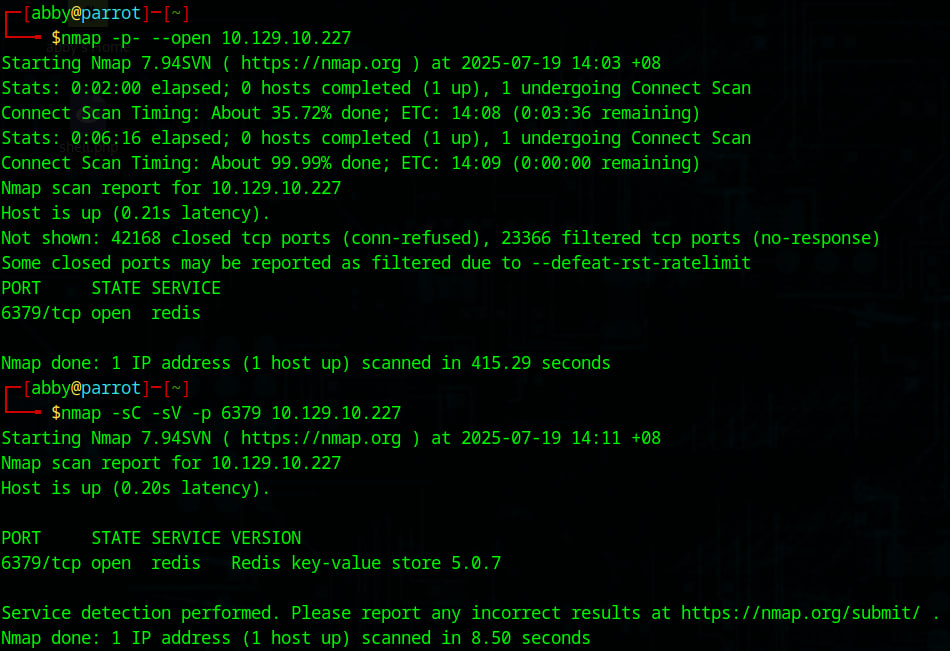Nmap Scan Result