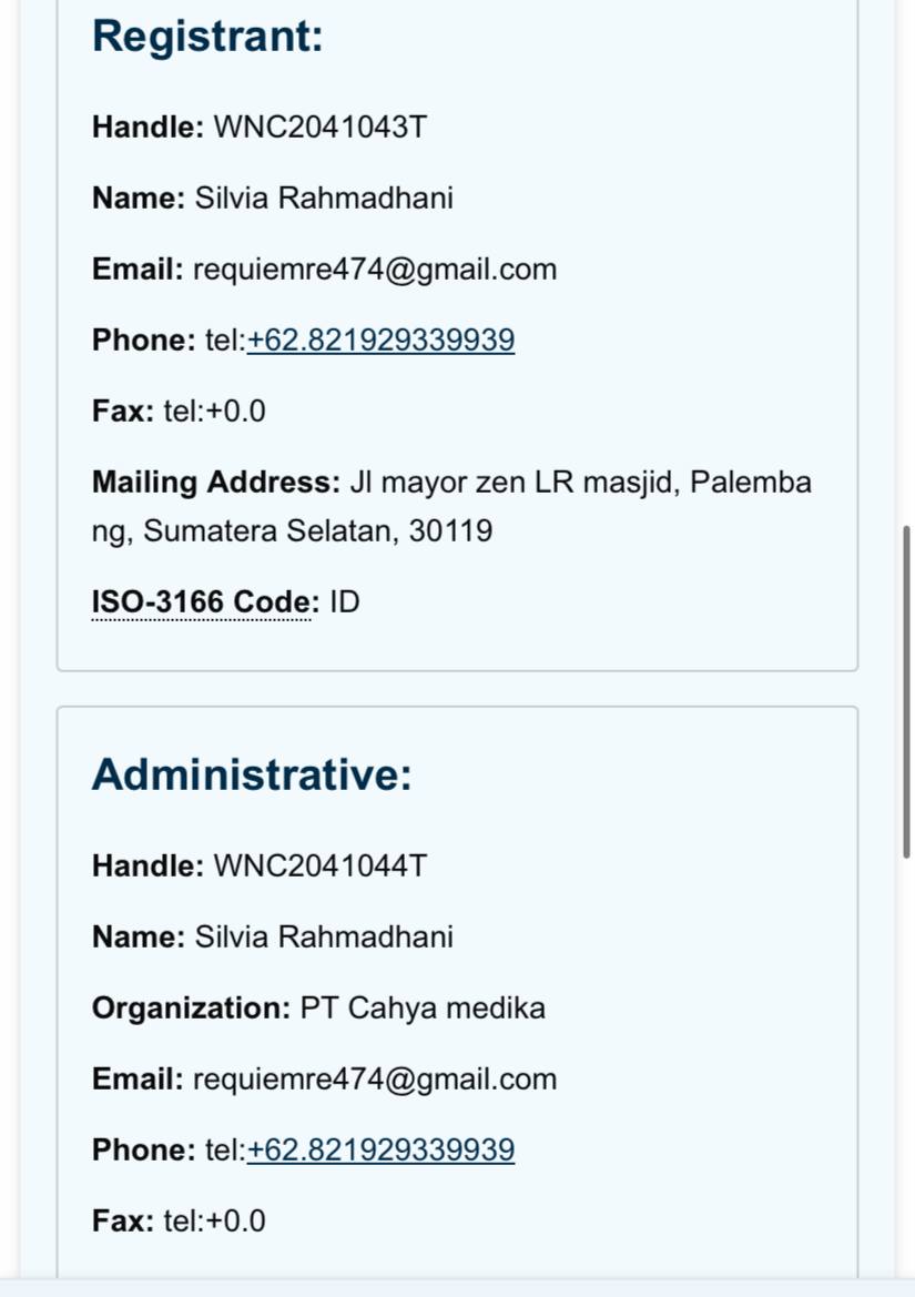 ICANN WHOIS β Domain Information