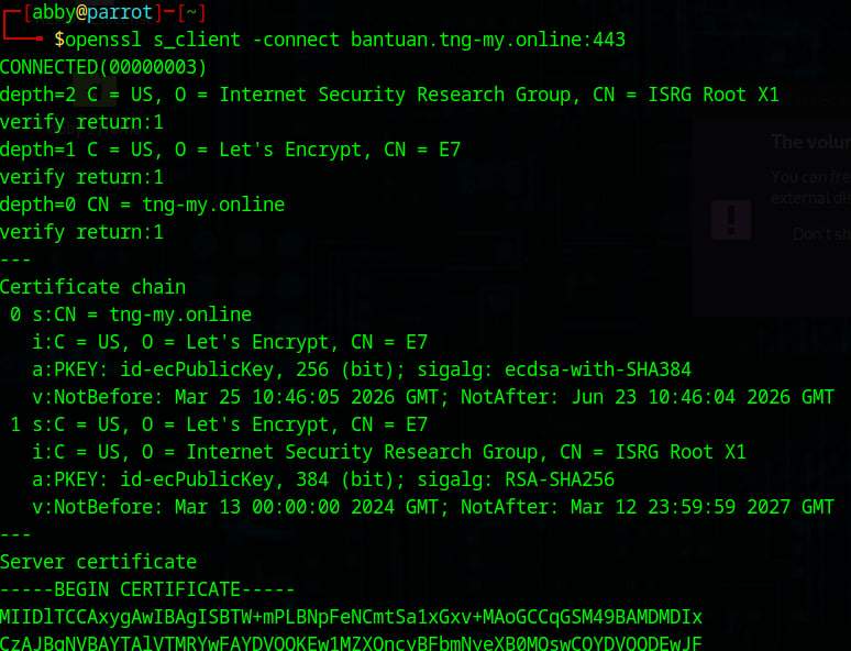 OpenSSL Certificate Analysis